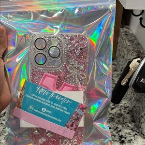 Pink Glitter Phone Case